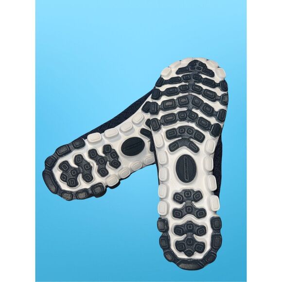 SKECHERS Women's Slip-on EZ Flex Breaktime Navy White Memory Foam Size 6 - Picture 6 of 7